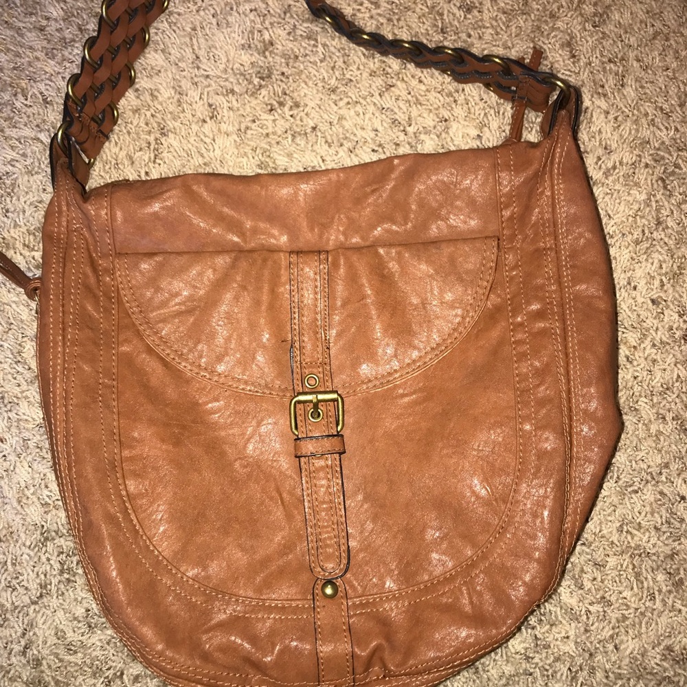 Bueno brown leather purse